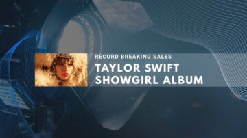 Taylor Swift's Showgirl Album with record breaking sales announcement