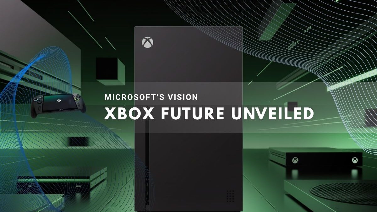 sleek depiction of the Xbox console, showcasing Microsoft's vision for the future of gaming