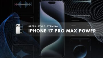 iPhone 17 Pro Max shown with sleek design and performance