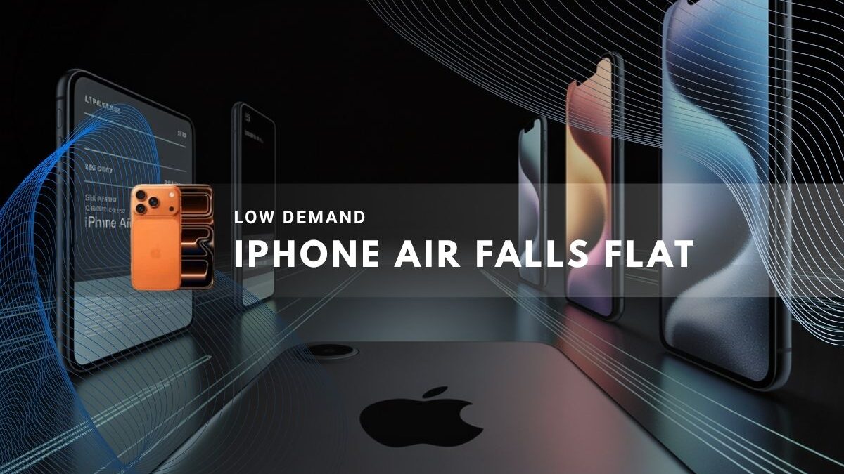 featuring the iPhone Air along with various smartphone models