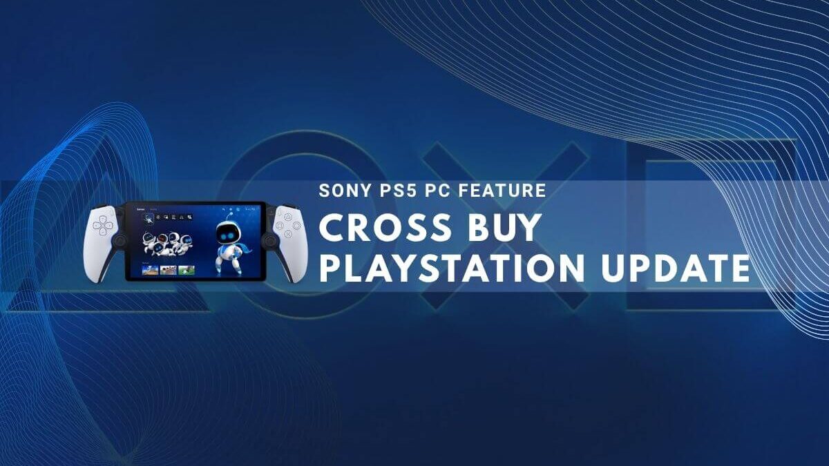 PS5 controllers and phone display Sony's new Cross-Buy feature update.