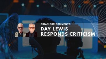 Brian Cox comments as Day Lewis responds to criticism at event.