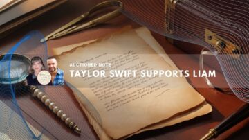 Taylor Swift shows support for Liam in auction note