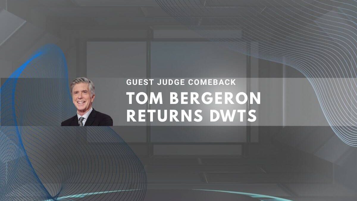 Tom Bergeron returns as guest judge on DWTS in tech-themed setting.